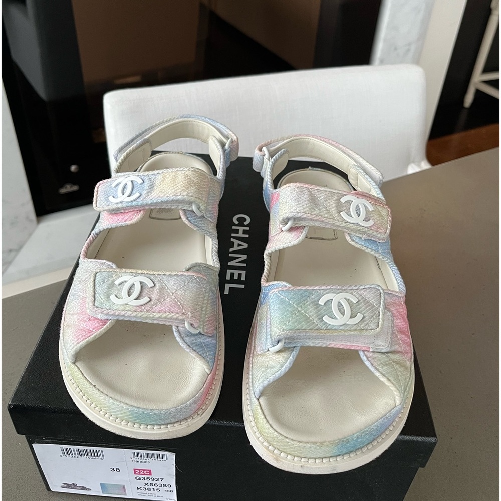 **sold Chanel 22c dad sandals
